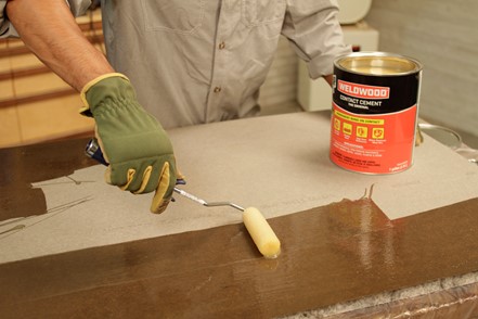 apply Weldwood Contact Cement