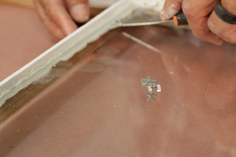 install new glazing points