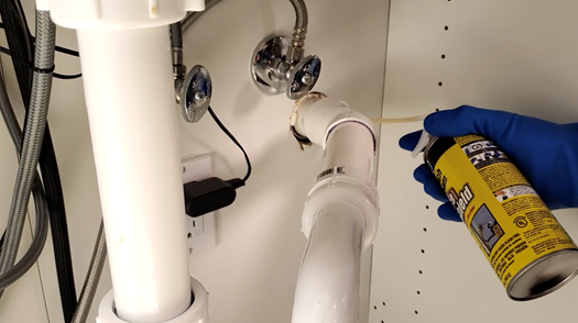 seal around plumbing